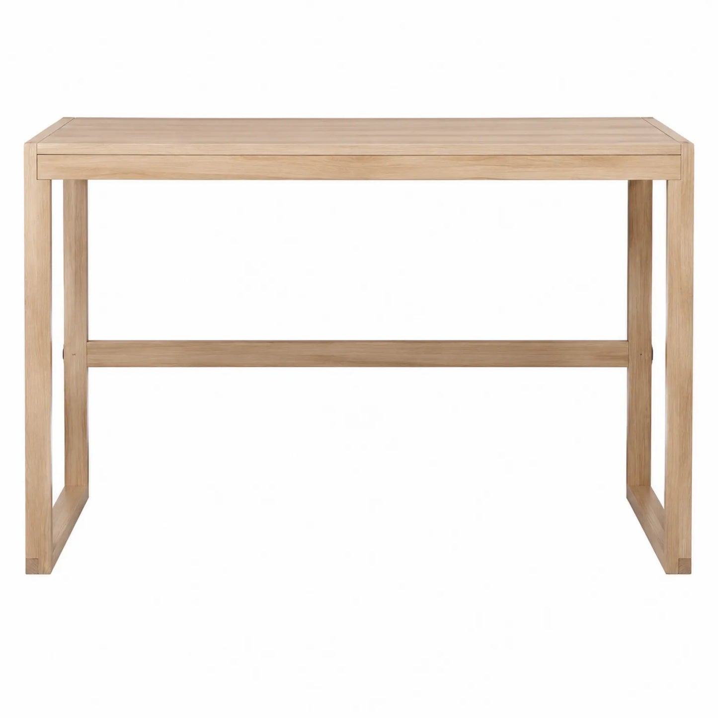 Mesa de Roble Rectangular Color Natural 120x60x75 cm