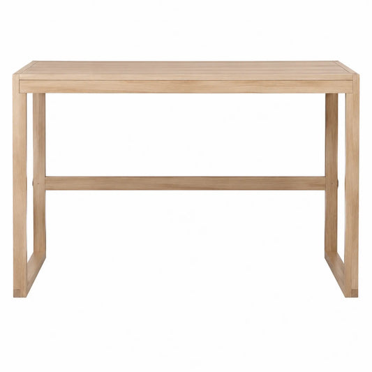 Mesa de Roble Rectangular Color Natural 120x60x75 cm